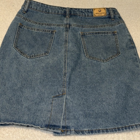 Chouyatou Fashion Jean Skirt Size Small - Picture 5 of 8